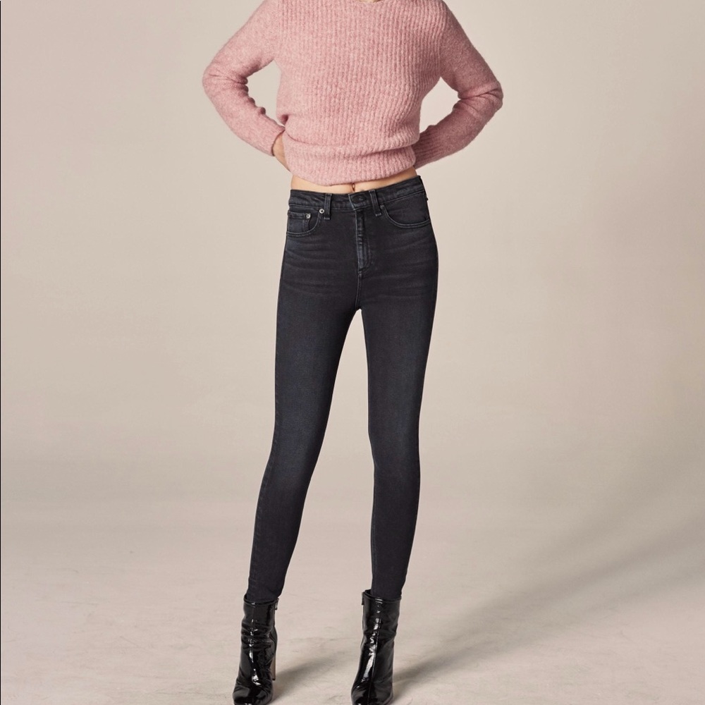 rag & bone high rise skinny